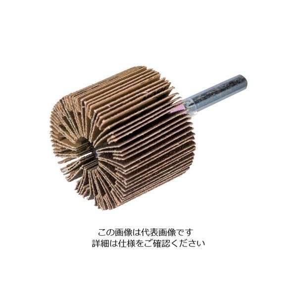 トラスコ中山 TRUSCO ベベルフラップホイール 外径40X厚30X軸6 5個入 320# CP43 320 1箱(5個)（直送品）