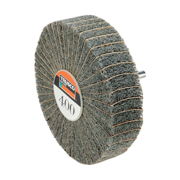 トラスコ中山 TRUSCO ナイロンミックスホイール外径40X厚25X軸6 400#(5個入) FM4025-400 1箱(5個)（直送品）