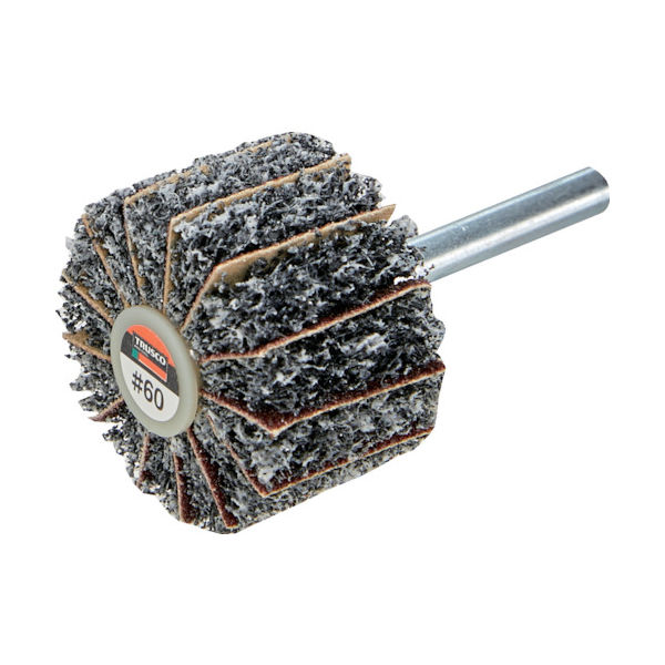 トラスコ中山 TRUSCO ナイロンミックスホイール 外径60X厚25X軸6 60♯(5個入) FM6025-60 1箱(5個)（直送品）