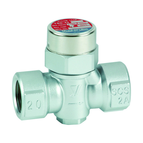 ヨシタケ ディスク式スチームトラップ 15A TSD-42-15A 1台(1個) 382-5680（直送品）