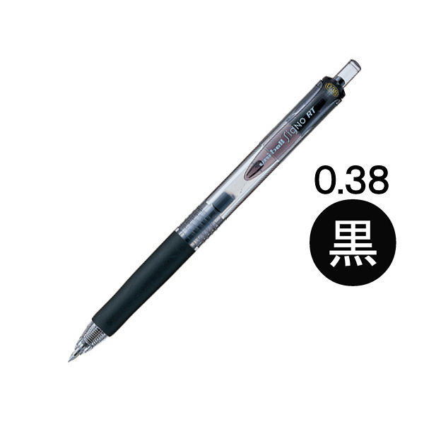 三菱鉛筆 【新品】（まとめ） 三菱鉛筆 ゲルインクボールペンユニボール シグノ RT ノック式 0.38mm 黒 UMN103.24 1本 【×50セット】