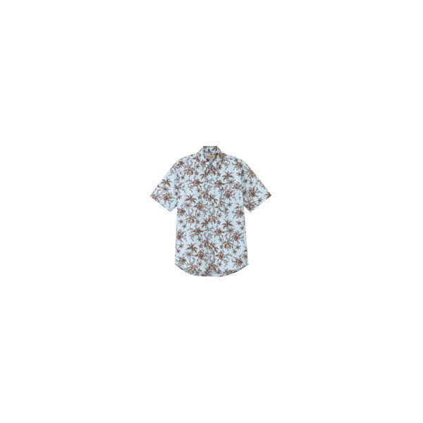 FACE MIX（フェイスミックス） ユニセックス 小さいサイズ 半袖アロハシャツ ブルー SS FB4516U（直送品）