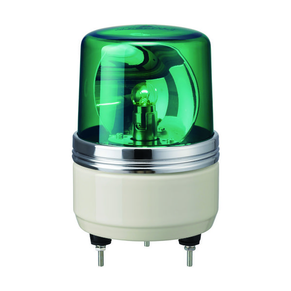 パトライト SKHーEA型 小型回転灯 Φ100 色:緑 SKH-100EA-G 1台 100-4671（直送品）