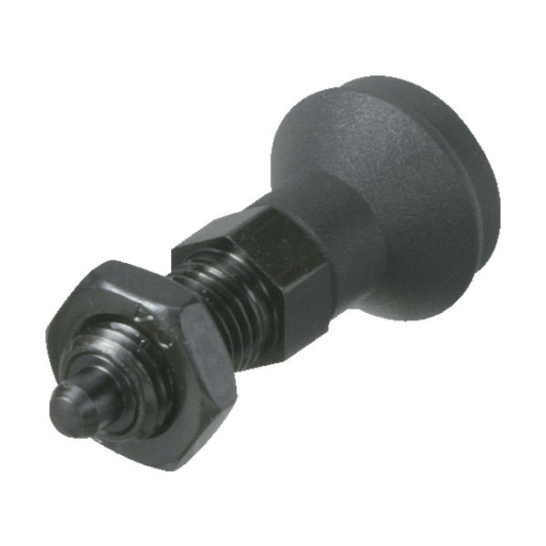 イマオコーポレーション kipp インデックスプランジャー(ダブルナット)M10 NDX10W 1個 106-0481（直送品）