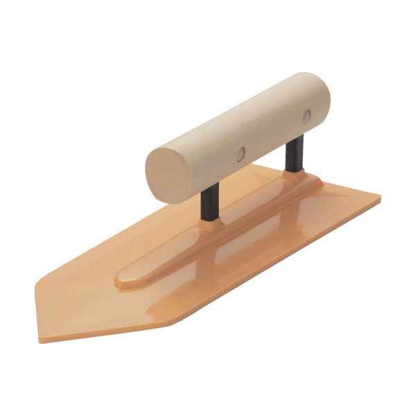 ナルセ商工 カネ三 ハイモルタル鏝 元幅105×先幅95 コテ長さ330mm HMK-330 1丁 249-4744（直送品）