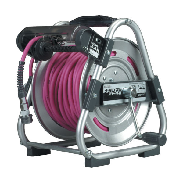 畑屋製作所 ハタヤ ナラシマキエヤーリール 30m 内径φ6.5 ソフトポリウレタンホース UDN-302 1台(1個) 310-8929（直送品）