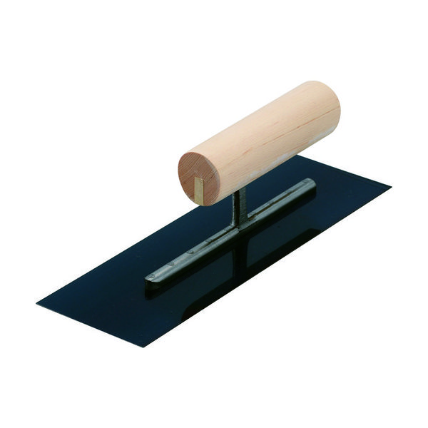 ナルセ商工 カネ三 油焼角鏝 元幅80×先幅80 コテ長さ240mm AKK-240 1丁 233-4186（直送品）