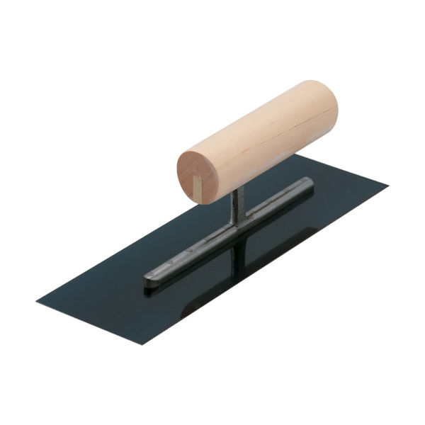 ナルセ商工 カネ三 油焼角鏝 元幅90×先幅90 コテ長さ270mm AKK-270 1丁 233-4194（直送品）