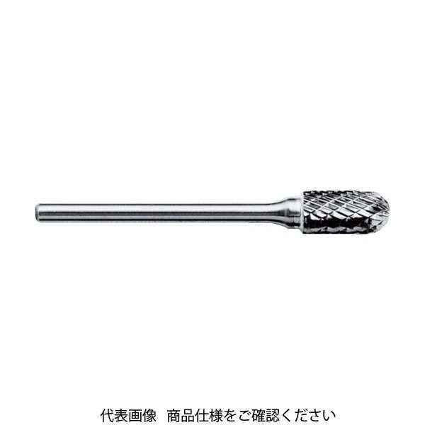 スーパー スーパー超硬バー ロー付タイプ 先丸円筒型(シングルカット)刃径:6.3mm 刃長:12.7mm 軸径:3.0mm SB2B03S（直送品）