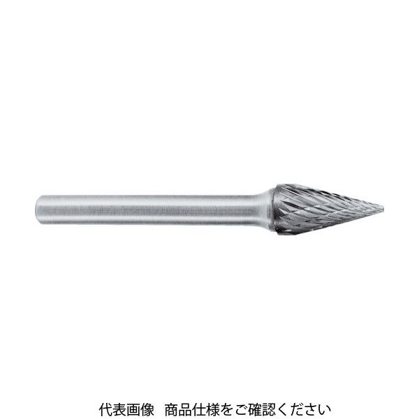 スーパーツール スーパー スーパー超硬バー シャンク径6mm(円錐型)シングルカット 刃径6.0 刃長12.7 SB5C01S 1本 321-7469（直送品）