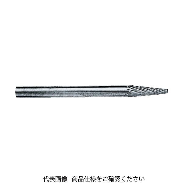 スーパー スーパー超硬バー オール超硬 円錐型(シングルカット)角度:12° 刃径:3.0mm 軸径:3.0mm SB5A02S 1本（直送品）