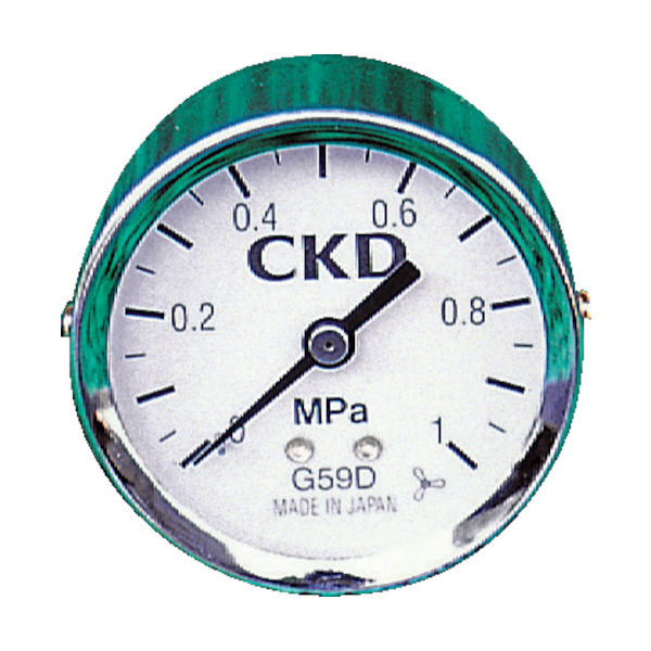 CKD 圧力計 G59D-8-P10 1個 112-3220（直送品）