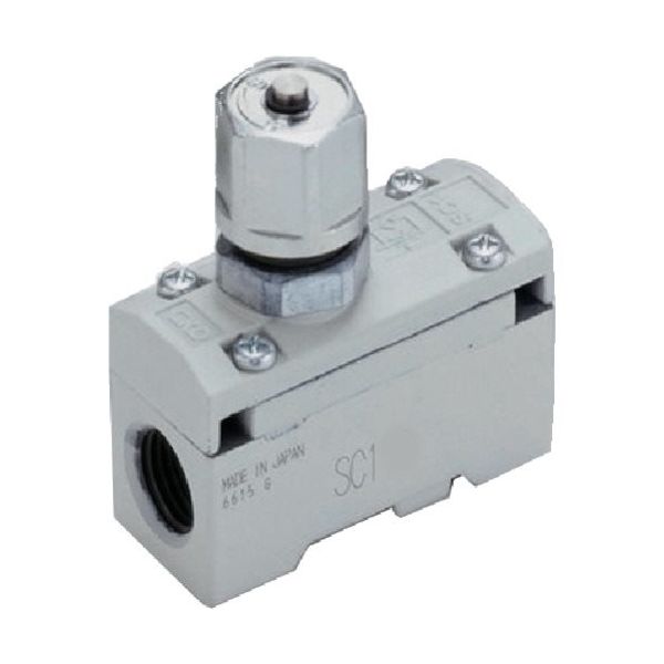 CKD スピードコントローラ 中口径タイプ Rc1/4 SC1-8 1個 112-3521（直送品）