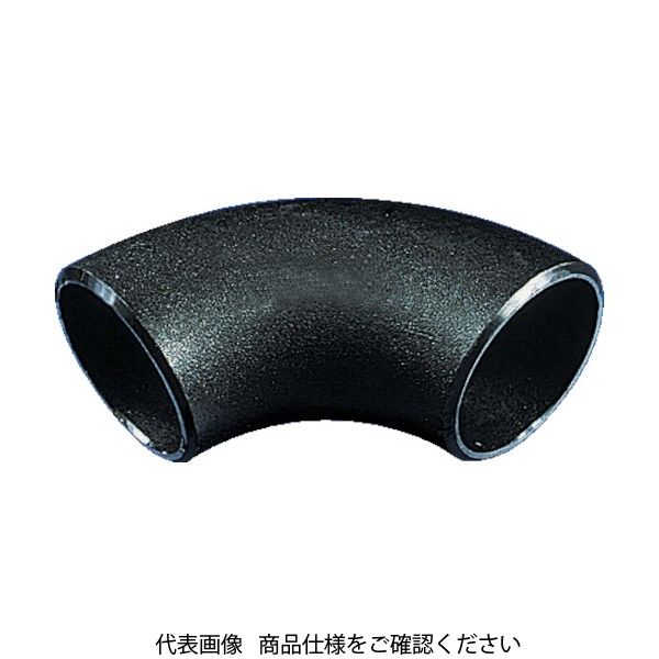 ベンカン機工 90LSGP鋼管製エルボロング90°25A 90L-SGP-25A 1個 161-2638（直送品）