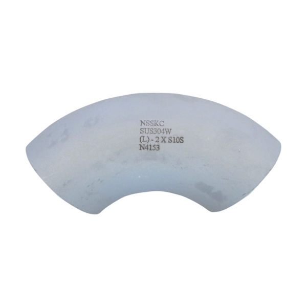 ベンカン機工 S90L10Sステンレス鋼製エルボロング90°20A S90L-10S-20A 1個 160-3795（直送品）