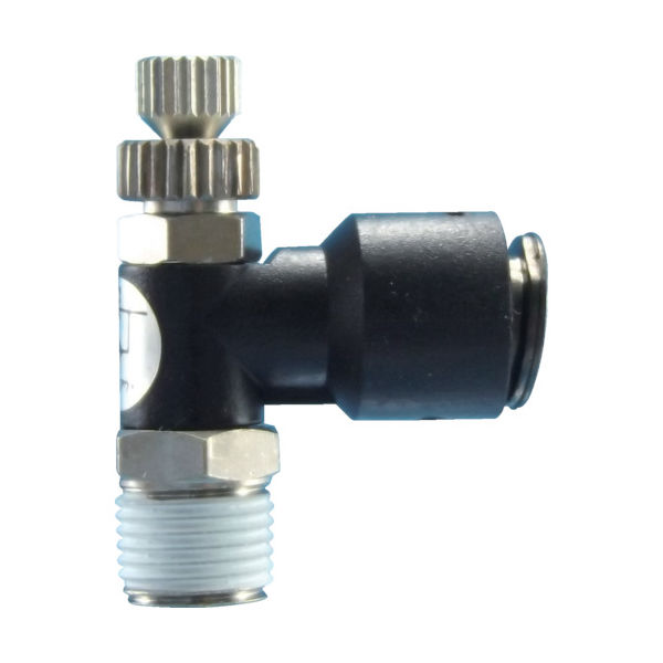 千代田通商 チヨダ ミニスピードコントローラα メーターアウト4mm・R1/8 M4R-01-O 1個 158-9156（直送品）