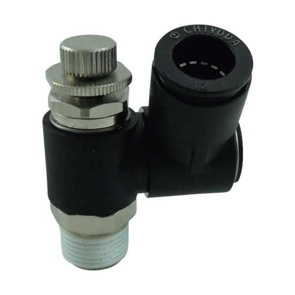 千代田通商 チヨダ ファイブスピードコントローラβ メーターアウト12mm・R3/8 FB12R-03SC-O 1個 158-7391（直送品）