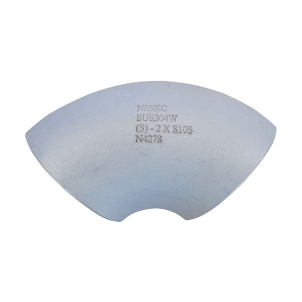 ベンカン機工 S90S10Sステンレス鋼製エルボショート100A S90S-10S-100A 1個 160-4015（直送品）