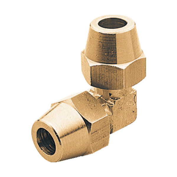 アソー ASOH 両口フレアーエルボ Φ8 FL-2008 1個 176-7551（直送品）