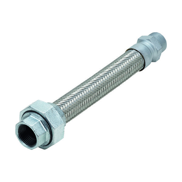 NFK ユニオン・ニップル式フレキシブルホース 継手FCMBーSS400 10A×300L NK-1900/FCXSS-10A-300L（直送品）