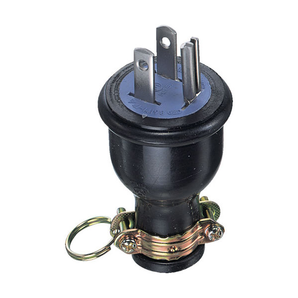 明工社 明工 防水プラグ接地2P ME2542 1個 255-3678（直送品）