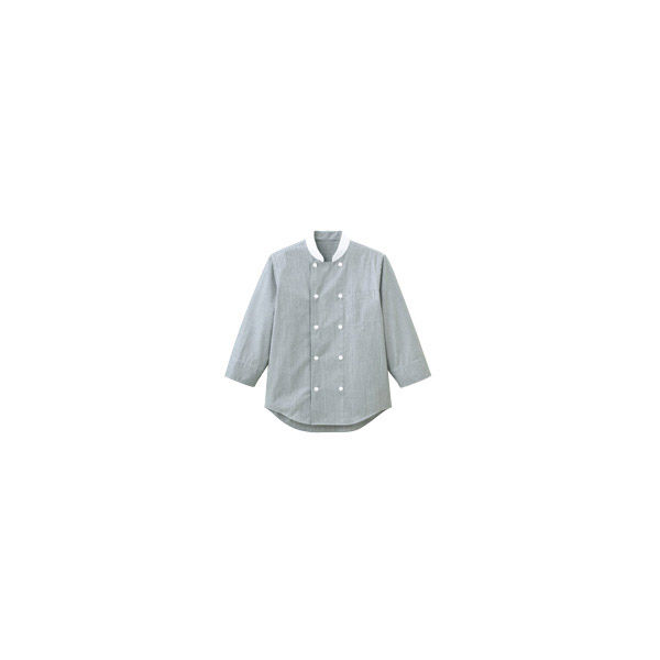 ボンマックス　コックシャツ（ユニセックス)　FB4514U　ブラック　L　（直送品）