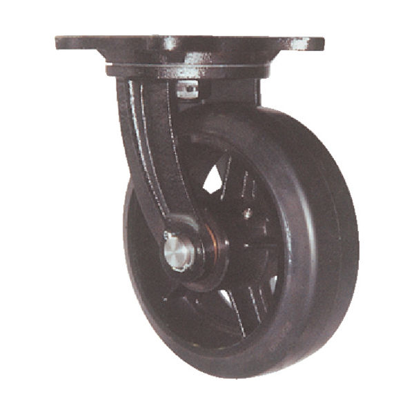 ヨドノ 鋳物重量用キャスター 許容荷重671.3 取付穴径15mm MHA-MG300X75 1個 305-3130（直送品）