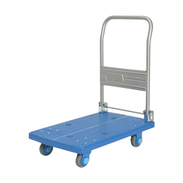 カナツー 静音[[R下]]プラ150樹脂製折畳み式ハンドトラック PLA150-DX 1台 509-7584（直送品）