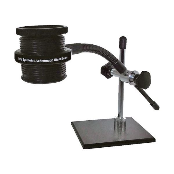 京葉光器 リーフ スタンドルーペ ロングアイポイント スタンド ルーペ 4x LON-04S 1台(1個) 331-6696（直送品）