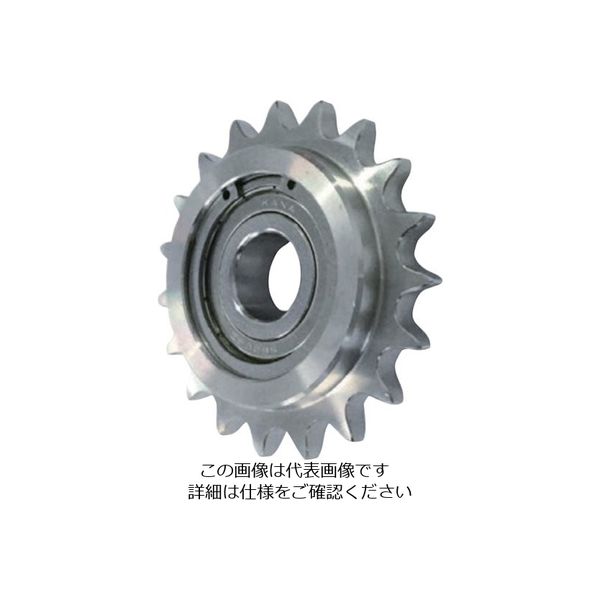 片山チエン KANA ステンレスアイドラースプロケット50 SUSID50C17D20 1個 333-6999（直送品）