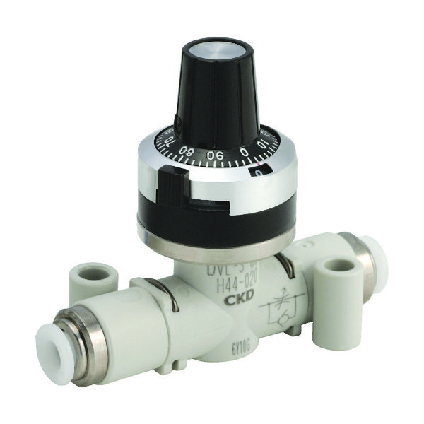 CKD ダイヤル付ニードルバルブ DVLシリーズ DVL-S-06-H44-020 1個 332-4915（直送品）