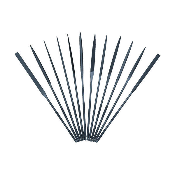 ツボサン 精密ヤスリ 12本組セット ST01256T 1セット 332-2521（直送品）