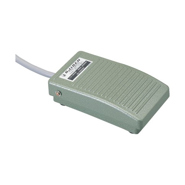 大阪自動電機 オジデン フットスイッチ アルミダイカスト製ミニ形 電気定格6Aー250VAC OFL-V-S3 1台(1個)（直送品）