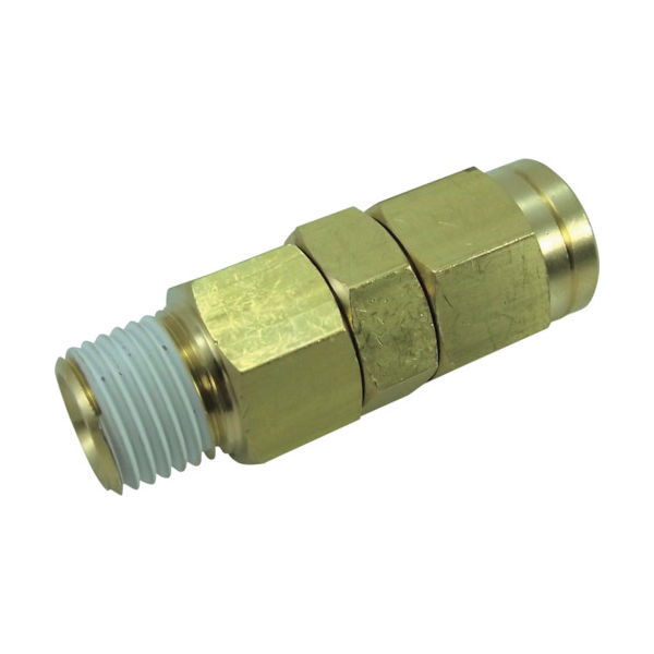 千代田通商 チヨダ 配管継手 ユニバーサルニップル 10mm・R1/4 H6.5-2MU 1個 314-3422（直送品）