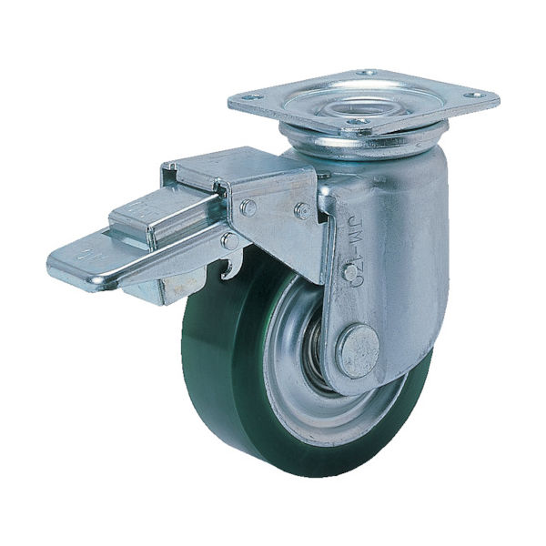 ヨドノ 重荷重用ウレタン車付自在車ブレーキ付 YRJMB130 1個 327-7682（直送品）