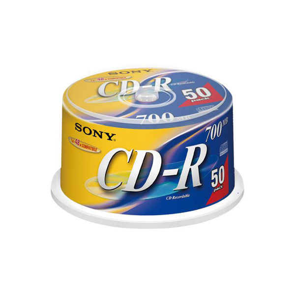 ソニー CD-R700MB ノンプリンタブル 1パック（50枚入）