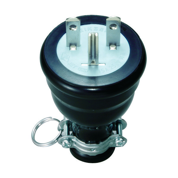 明工社 明工 防水プラグ接地2P ME2546-N 1個 309-9857（直送品）