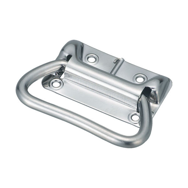 トラスコ中山 TRUSCO スプリング付トランク取手 ステンレス製 85mm TT-85S 1個 329-1634（直送品）