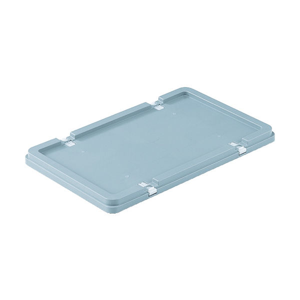 サンコー ボックス型コンテナー 702520 サンボックス#16、#64兼用フタロック付ライトグレー SK-16-F-GLL 1枚(1個)（直送品）