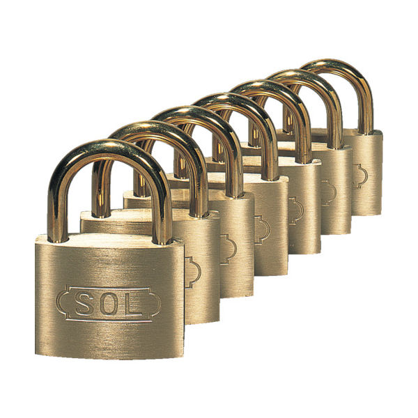 清水 SOL シリンダー錠同一No.無50mm 2500SD-50 1個 336-6952（直送品）