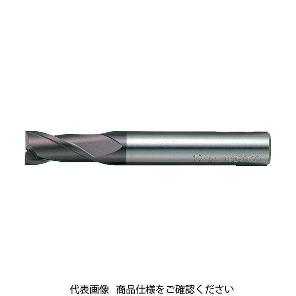 三菱マテリアル 三菱K 2枚刃バイオレット ハイススクエアエンドミルショット刃長(S)4mm VA2SSD0400 1本 107-8542（直送品）