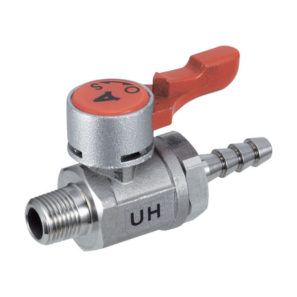 アソー ASOH エースボールー21 ホースニップル型 PT1/8XΦ6 UH-1106 1個 109-0631（直送品）