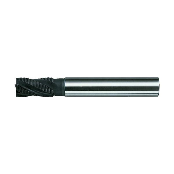 三菱マテリアル 三菱K 4枚刃バイオレットファイン ハイススクエアエンドミルショット刃長(S)8mm VASFPRD0800 1本 114-3034（直送品）