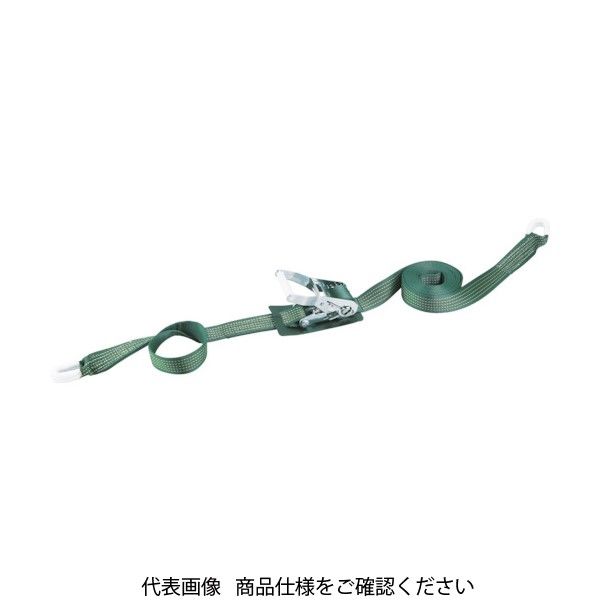 トラスコ中山 TRUSCO 強力型ベルト荷締機 SUS金具 38mm幅 400kg Jフック GX38S-400J 1台 352-4507（直送品）