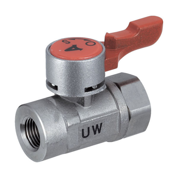 アソー ASOH エースボールー21 内×内ネジ型 PT3/8 UW-1033 1個 344-6727（直送品）