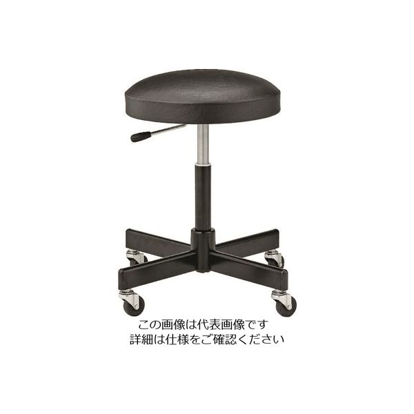 トラスコ中山/TRUSCO 事務椅子 ビニールレザー張り グレー T80(5035724 ...
