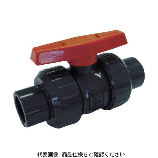 積水化学工業 エスロン ボールバルブ TS式 本体PVC OリングEPDM 50 BV50SX 1個 351-4978（直送品） - アスクル