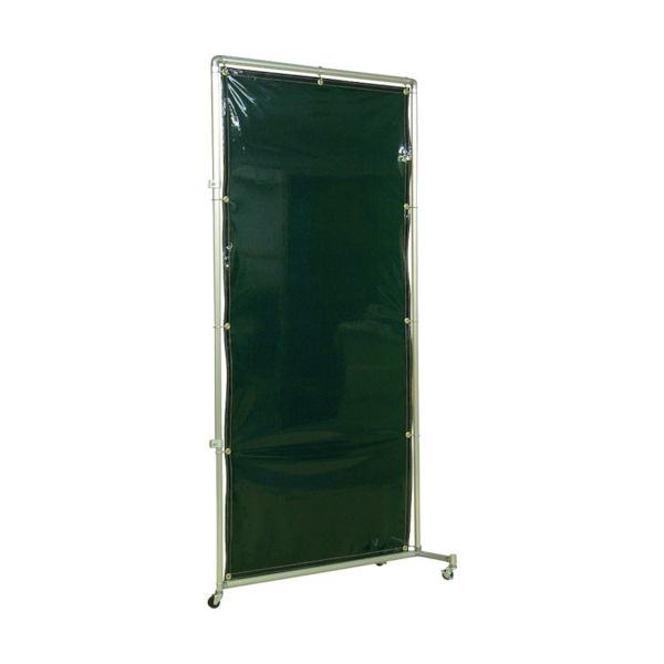 吉野 遮光フェンスアルミパイプ 1×2 接続キャスター グリーン YS-12JC-G 1台(1個) 352-8588（直送品）