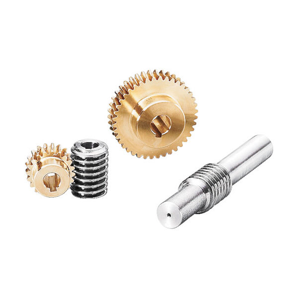 協育歯車工業 KG ウォーム W1SL1+B モジュール1.0 圧力角20度(並歯) S45C 精密転造仕上 1個 355-4376（直送品）