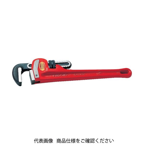 日本エマソン RIDGID 強力型ストレート パイプレンチ 200mm 31005 1丁(1個) 121-0980（直送品）